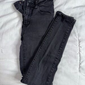 American Eagle Outfitters Dark Gray Skinny Jeans
